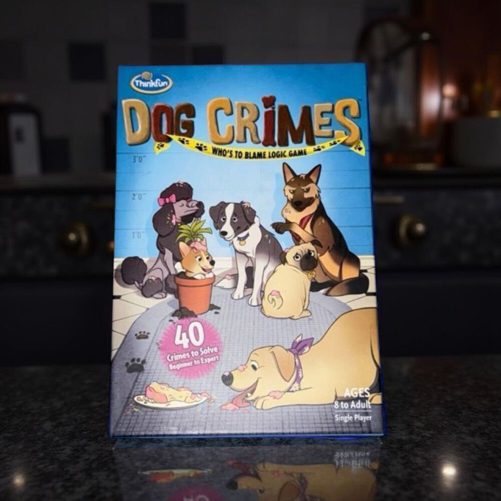 ThinkFun Dog Crimes Board Game Complete
